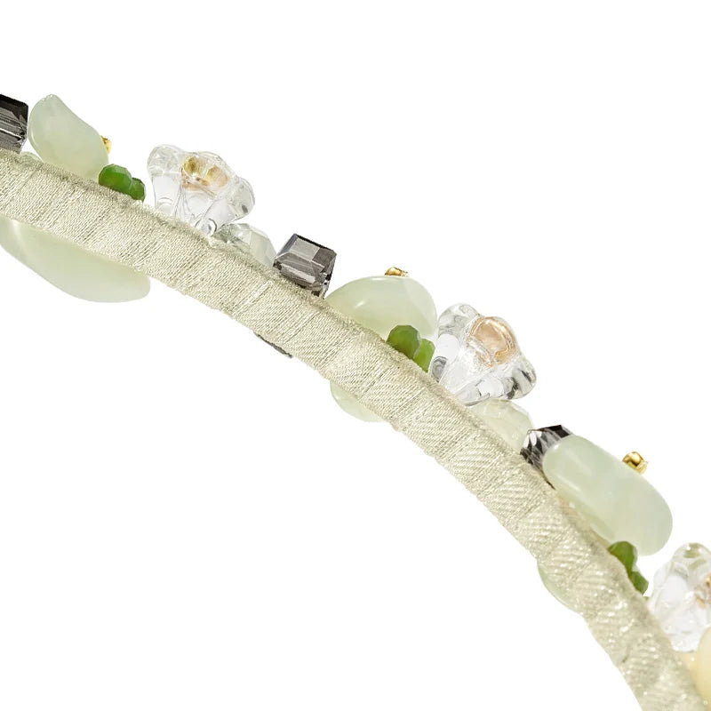 Premium Jasmine Headband for Women - Soft & Comfortable Hair Accessory for Yoga, Running, Workouts & Everyday Style