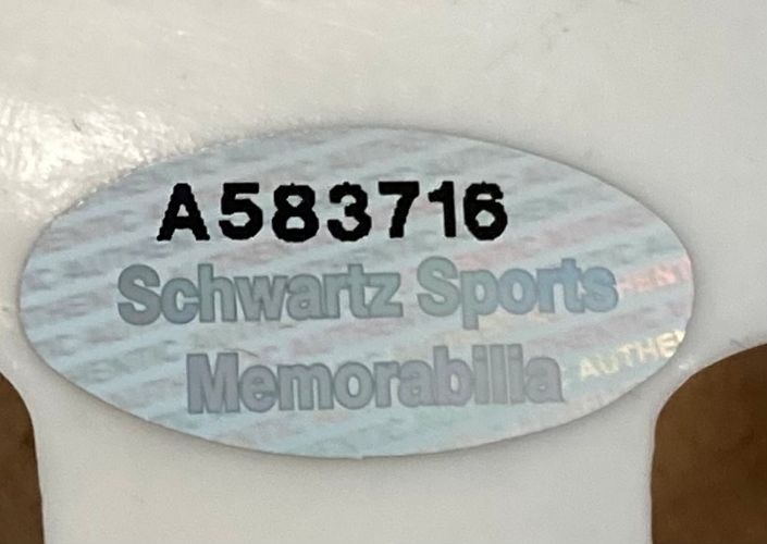 Grant Fuhr Edmonton Oilers Signed Replica Throwback Goalie Mask - NHL Hockey Hall of Fame 2003 Schwartz Edition - Perfect for Hockey Collectors, Man Cave Decor & Sports Memorabilia Displays
