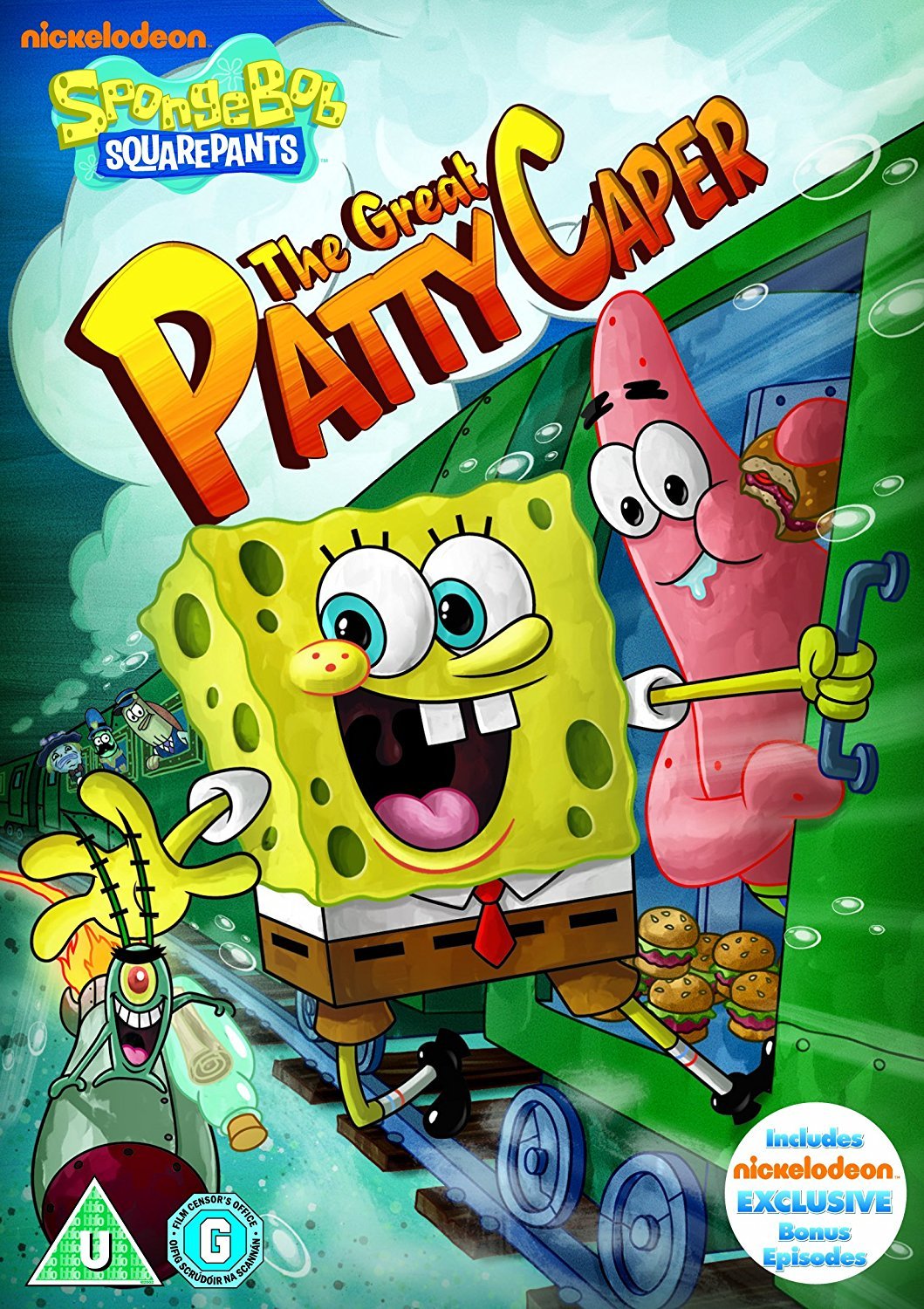 SpongeBob SquarePants The Great Patty Caper DVD - Nickelodeon Animated Comedy Movie for Kids & Family Movie Night, Birthday Parties and Cartoon Collections