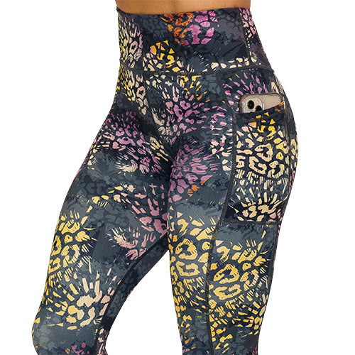 Untamed Leggings for Women - High Waist Yoga Pants with Pockets, Tummy Control & 4-Way Stretch - Perfect for Workouts, Running, Lounge & Everyday Wear