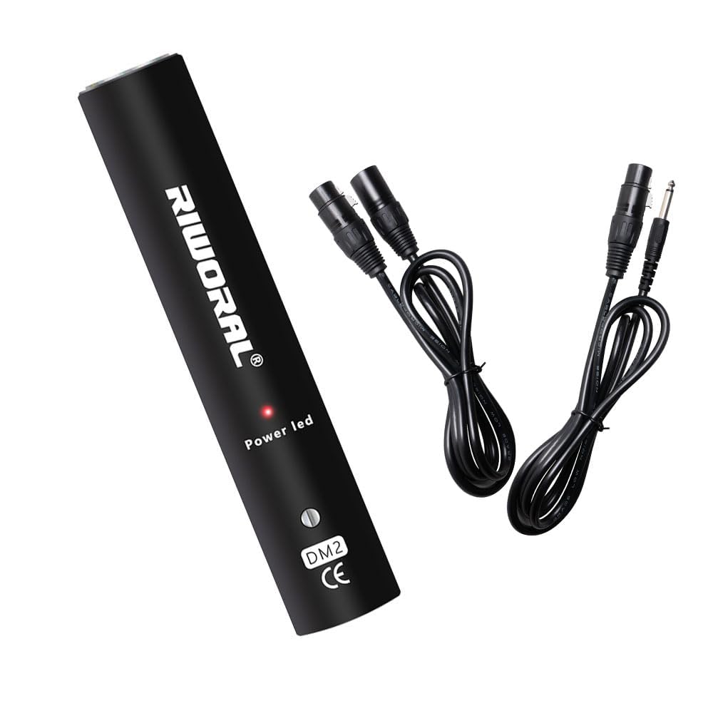 Professional XLR Microphone Preamp - 60dB Gain Booster for Dynamic & Ribbon Mics | Studio Recording, Podcasting & Live Streaming Equipment