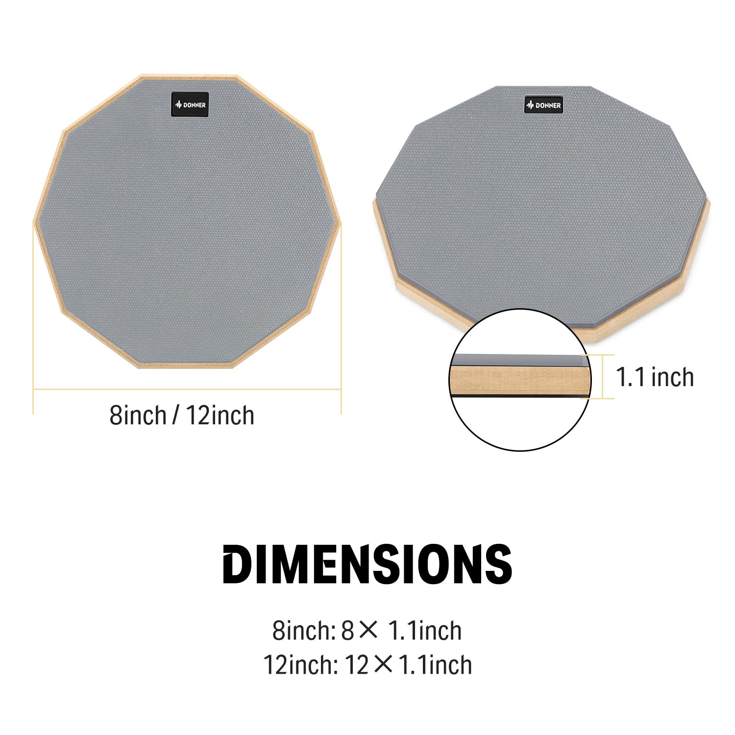 Donner Electric Drum Set with 12