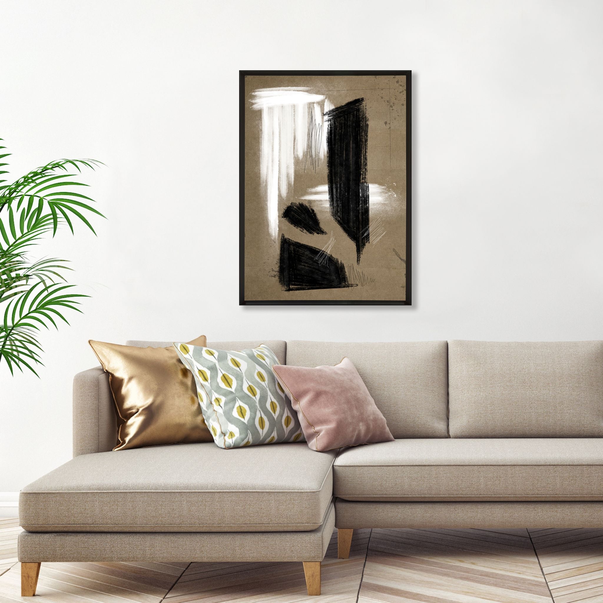 Abstract II Wall Art - 22x30 Inches Modern Canvas Painting for Living Room, Bedroom & Office Decor