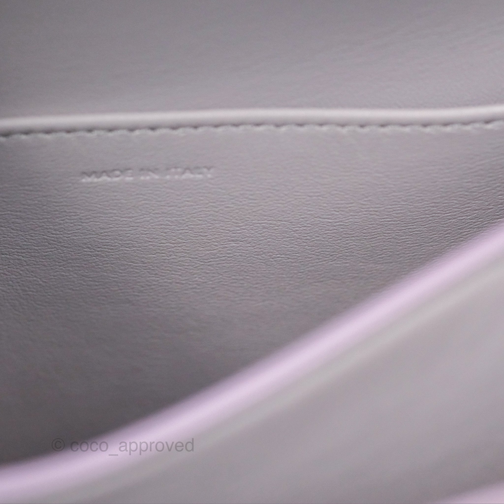 Celine Teen Classic Box Flap Bag in Lavender Grey Liege Calfskin Leather - Luxury Crossbody Purse for Women, Perfect for Date Night & Special Occasions