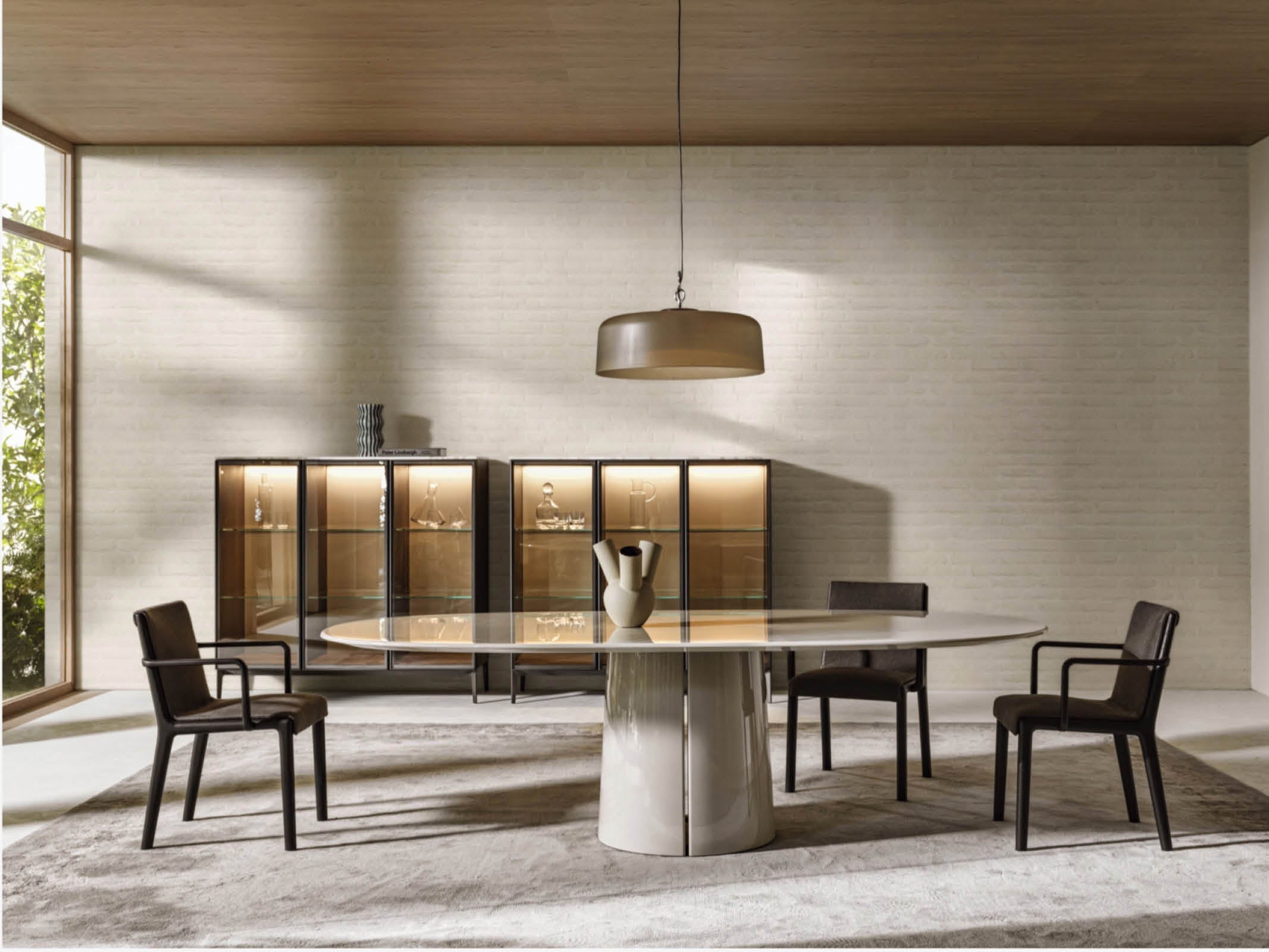 Stylish Mateo Oval Dining Table - Modern Wooden Kitchen Table for 6 - Perfect for Family Dinners & Entertaining Guests