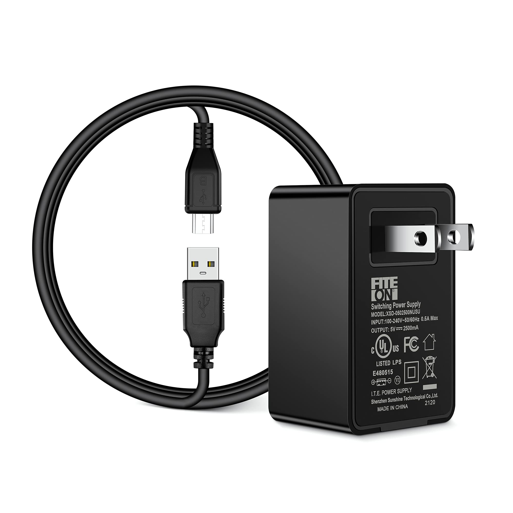 FITE ON Micro USB Cable & Wall Charger Replacement for Dremel Lite 7760 N/10 4V Li-Ion Cordless Rotary Tool - Fast Charging Power Supply Kit for DIY Projects, Crafting & Home Repairs