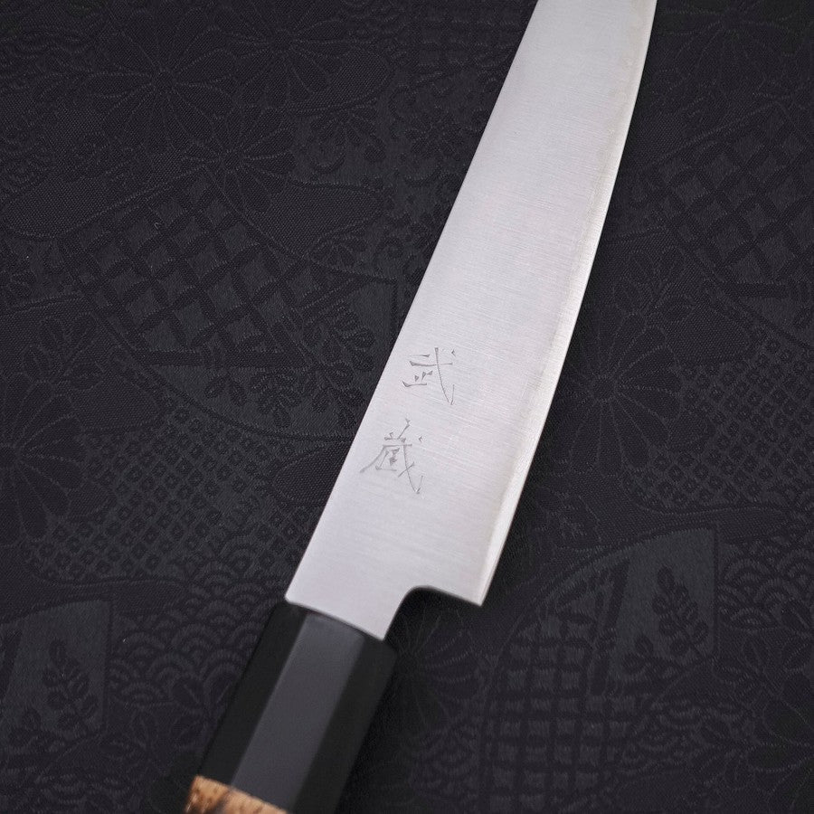 Premium Petty Knife ZDP-189 Super Steel - 150mm Razor-Sharp Blade with Polished Buffalo Chestnut Handle - Perfect for Sushi, Vegetables & Precision Kitchen Tasks