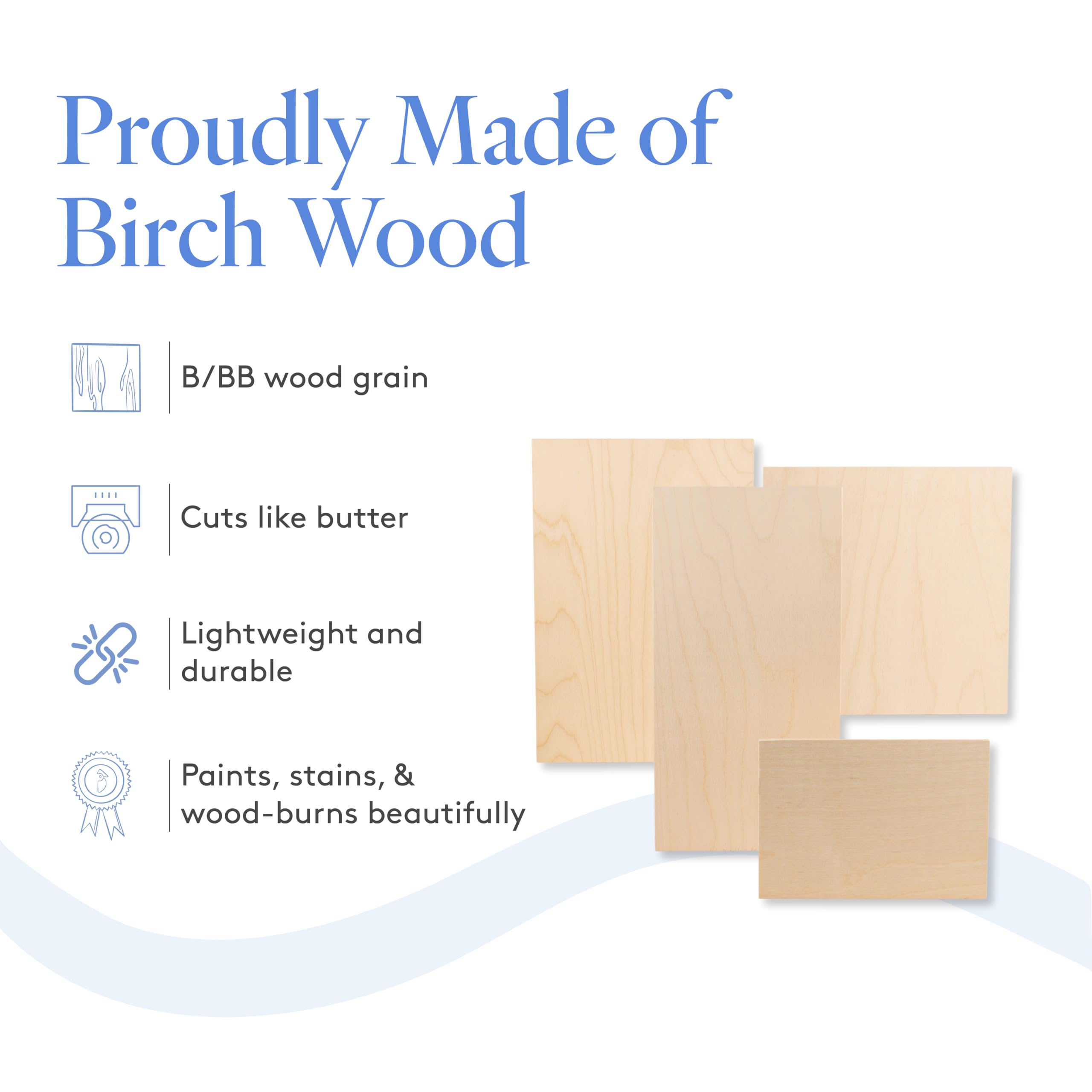 Premium 3mm Baltic Birch Plywood Sheets - 1/8