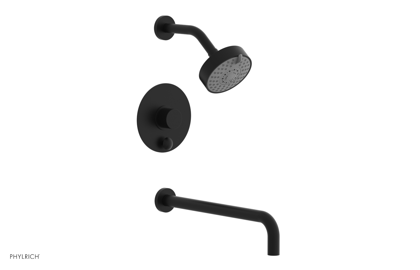BASIC II 14 Pressure Balance Tub and Shower Faucet Set - Chrome Finish - 230 27 14 - Perfect for Bathroom Renovation and Modern Home Upgrades