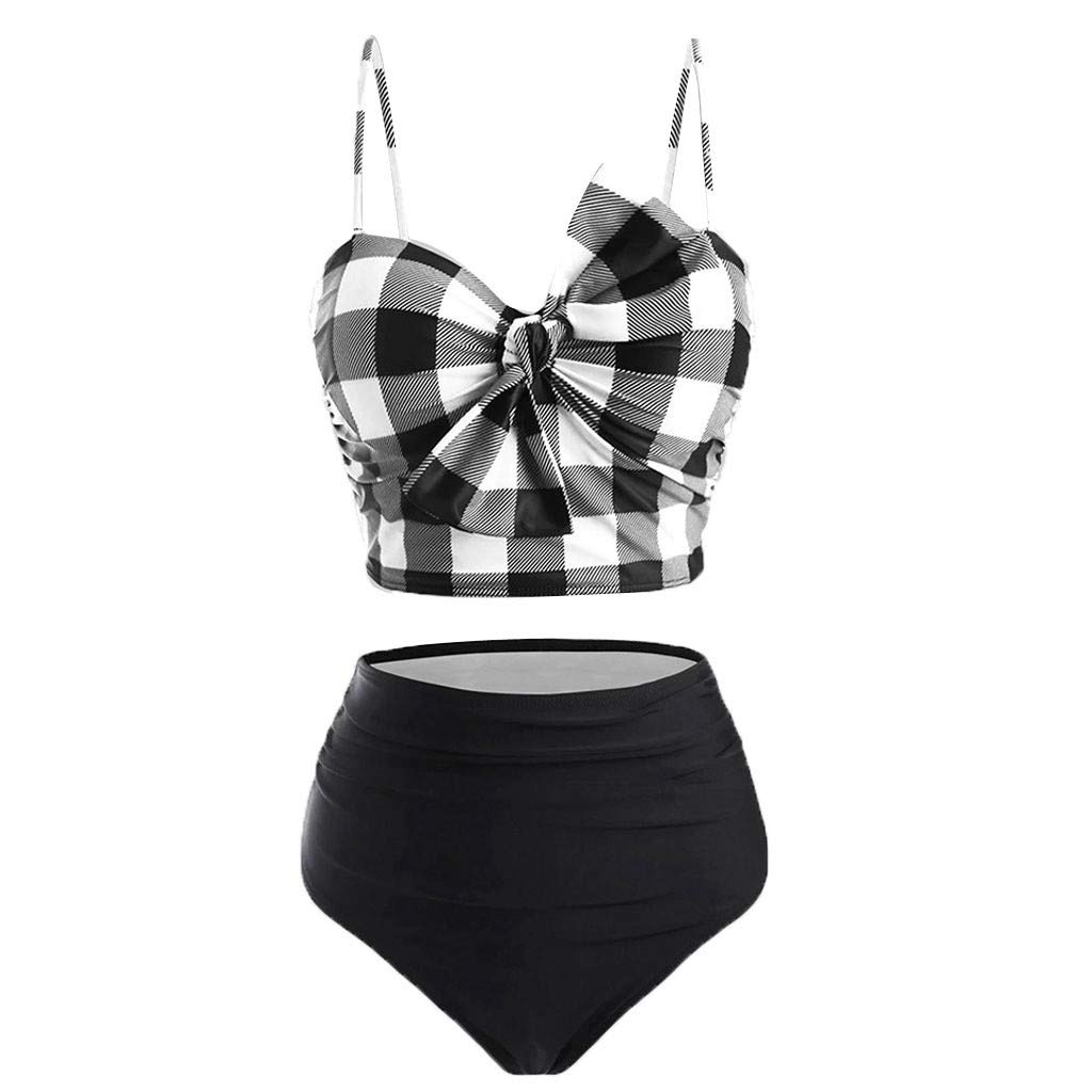 FANGTION Women's 2-Piece Bathing Suit Set - Flattering Peplum Swimsuit with Wrap Cover Up | Perfect for Beach Vacations, Pool Parties & Summer Getaways