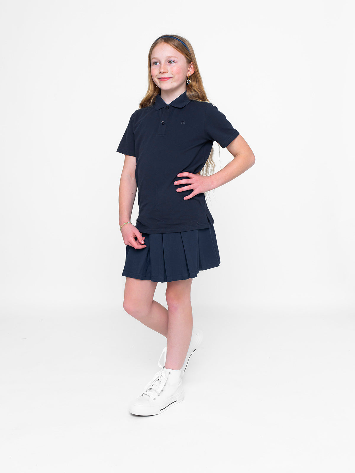 Women's Basic Skort in Navy Blue - Comfortable & Stylish for Running, Tennis & Casual Wear