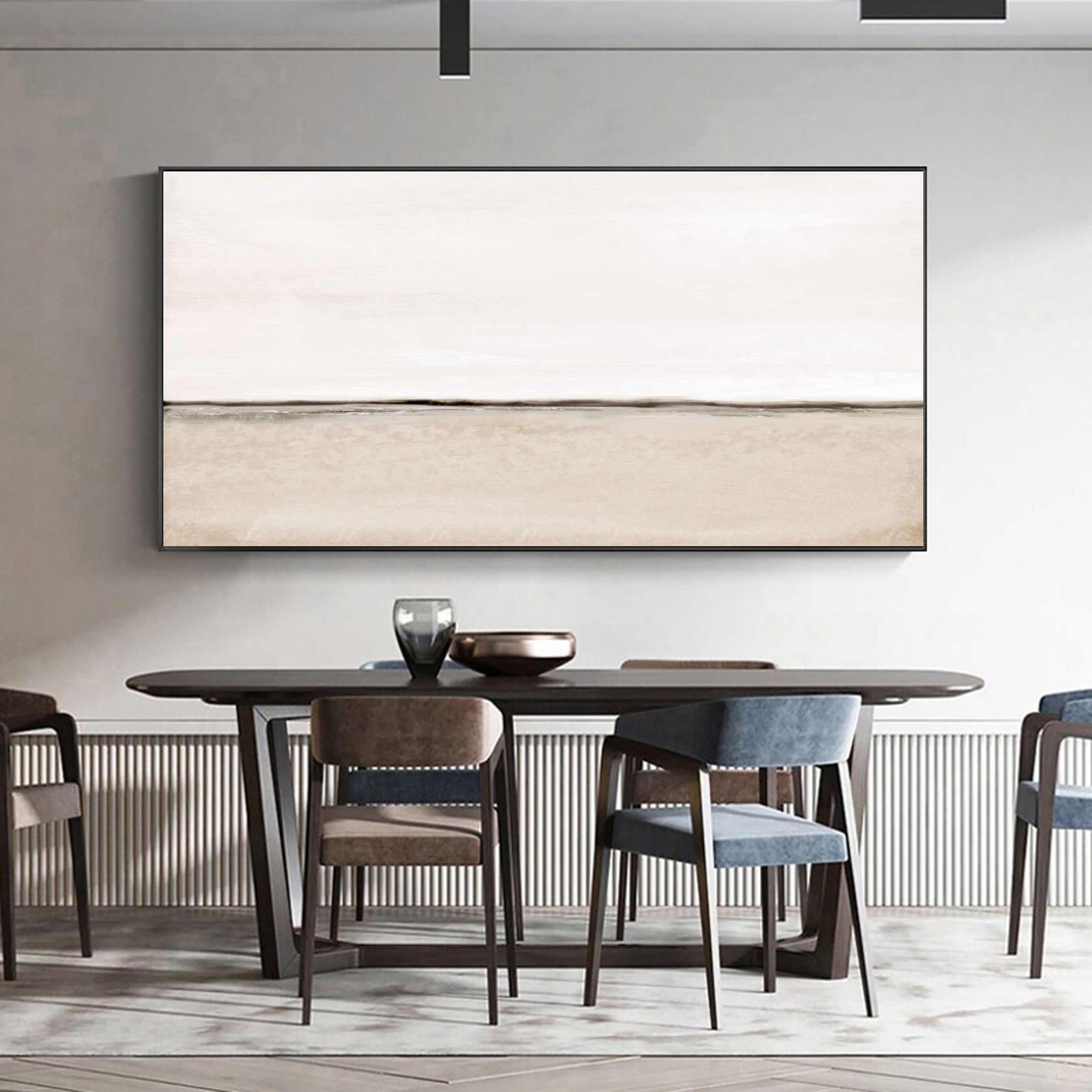 Ocean and Sky Painting #OS029 - Stunning Coastal Wall Art for Home & Office Decor | Perfect for Living Room, Bedroom, or Beach House