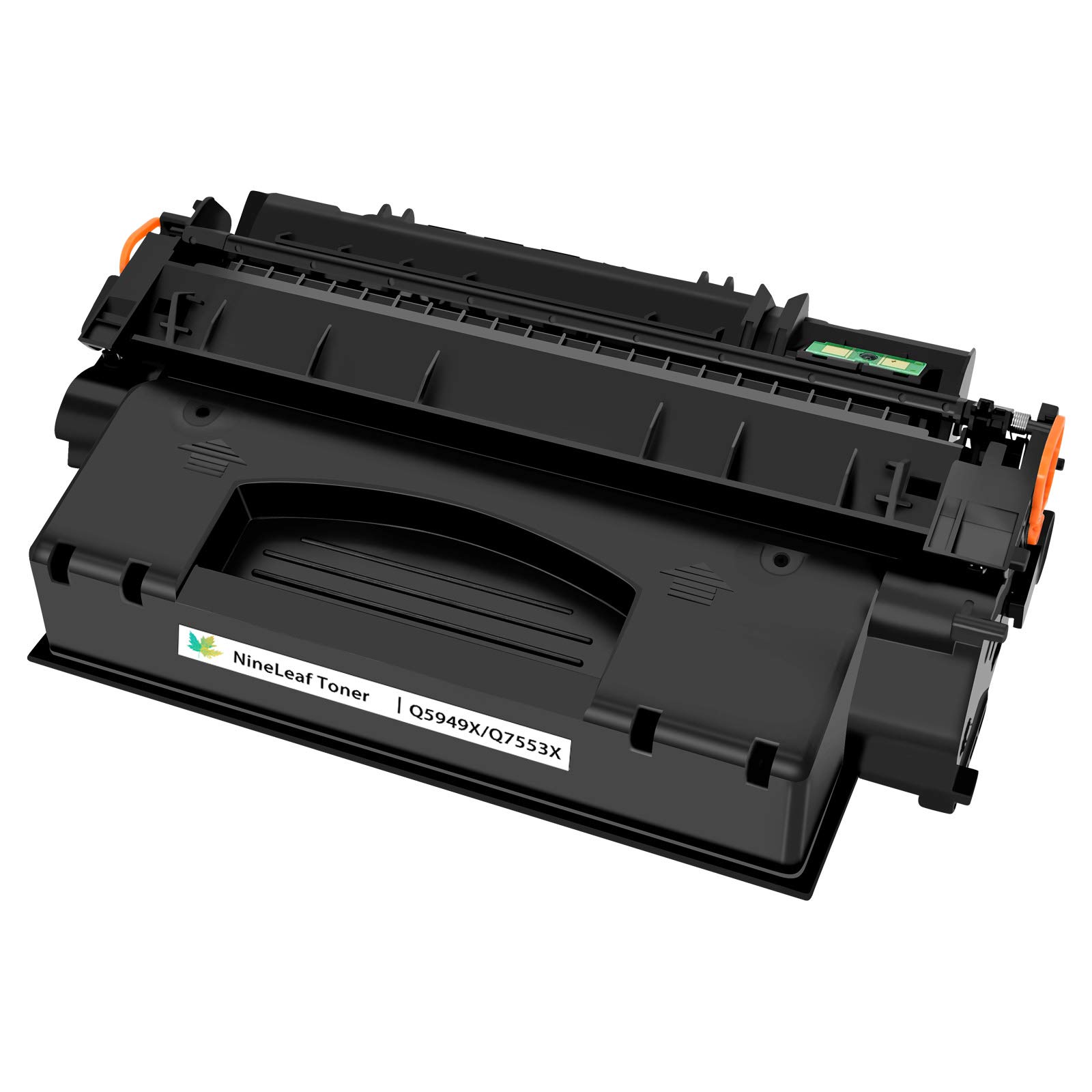 NineLeaf High Yield Compatible Toner Cartridge Replacement for HP 53X Q7553X - Works with LaserJet P2015/P2015dn/P2015X/M2727/M2727nf/P2015d/M2727nfs MFP Printers (Black, 10 Pack) - Perfect for Office & Home Printing Needs
