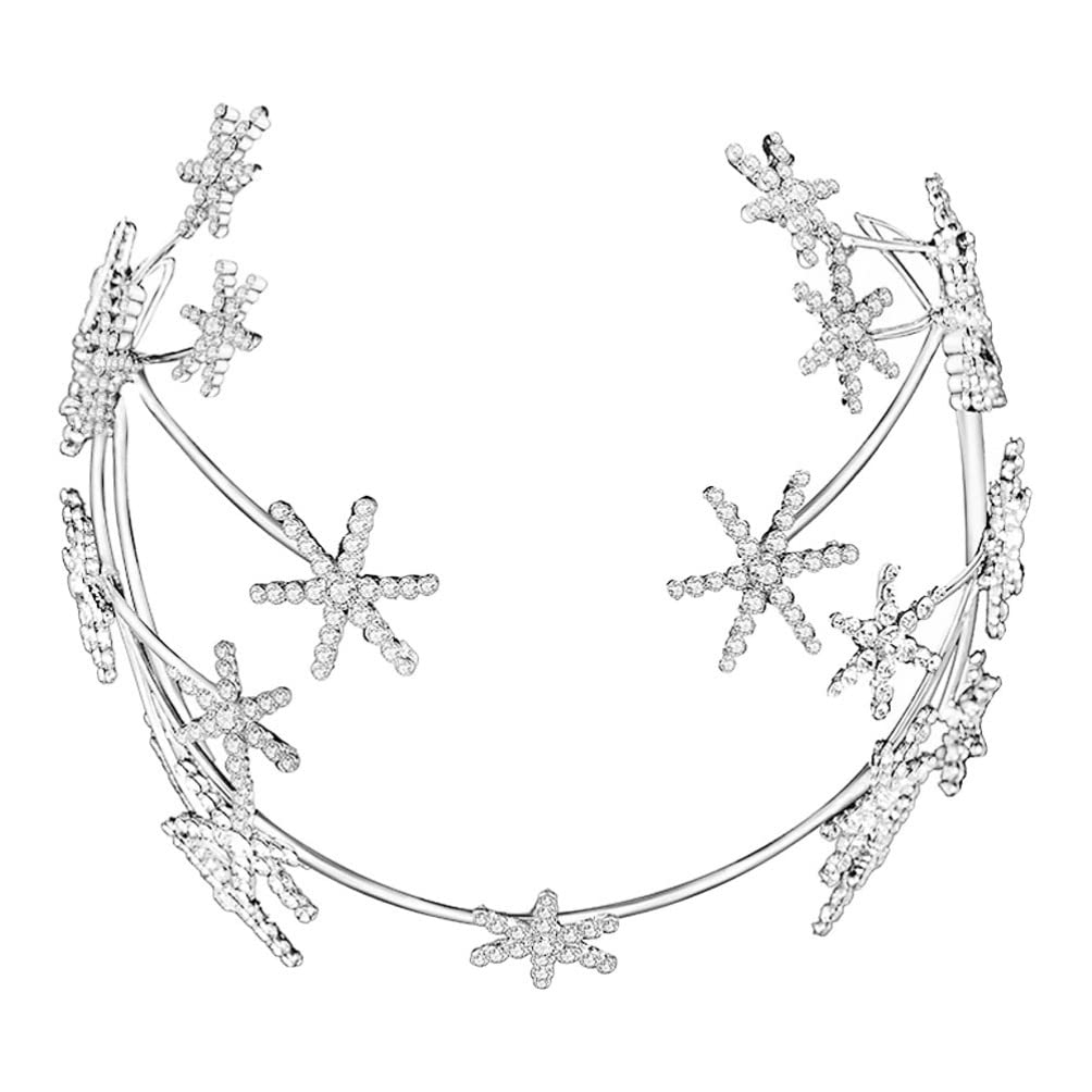 Sparkling Rhinestone Tiara Headband for Girls - Elegant Wedding, Birthday & Bridal Hair Accessory - Perfect for Princess Parties, Pageants & Special Occasions