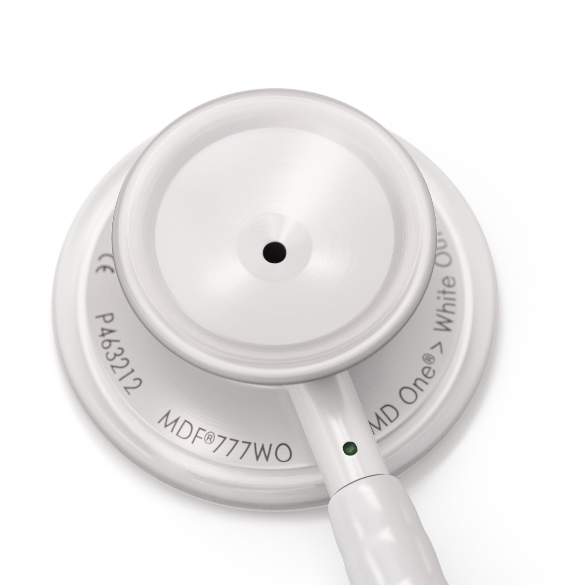 MD One® Adult Stethoscope - Professional Dual Head Chestpiece for Nurses & Doctors, White/WhiteOut - Ideal for Medical Exams, Clinics & Emergency Care