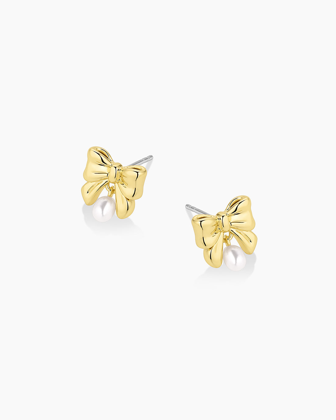 Elegant Bow Pearl Earrings for Women - Classic Pearl Jewelry Gift for Brides, Party & Special Occasions