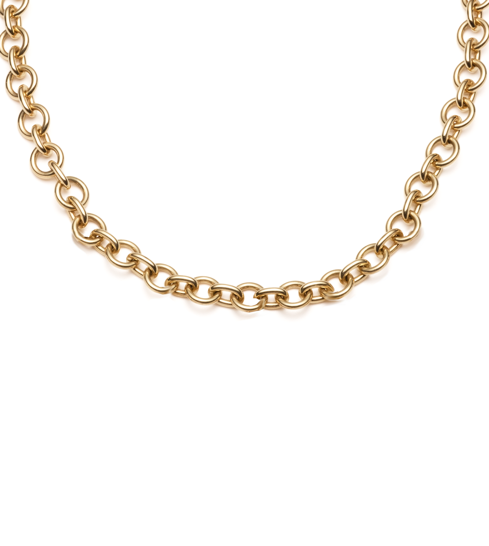 Stainless Steel Mixed Link Chain Necklace for Women - Trendy Layered Jewelry for Casual & Party Wear