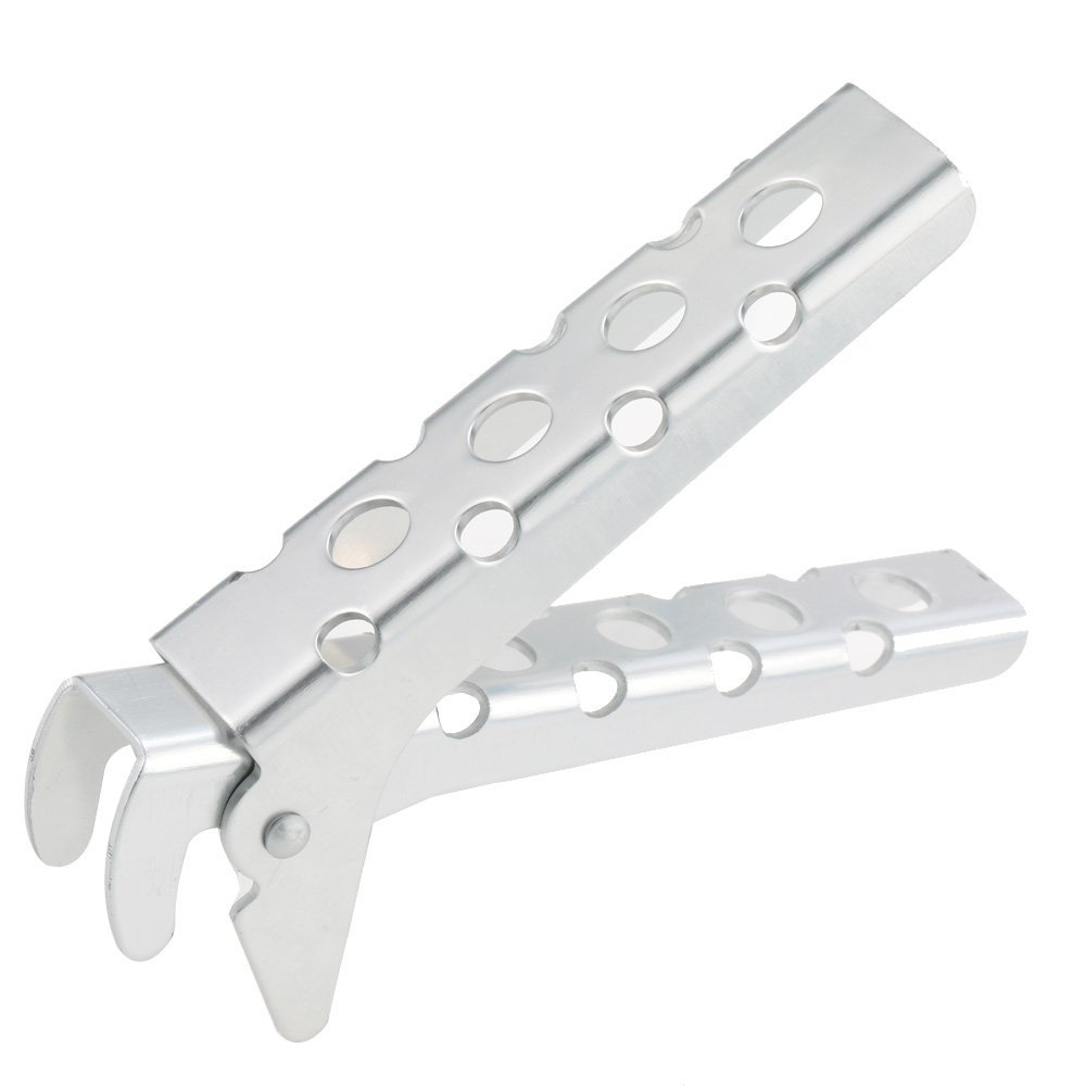 Lixada Aluminum Pan Gripper & Pot Lifter - Heavy Duty Cookware Clip for Hot Bowls, Dishes & Pans - Ideal for Camping, Picnic, BBQ & Outdoor Cooking Accessories