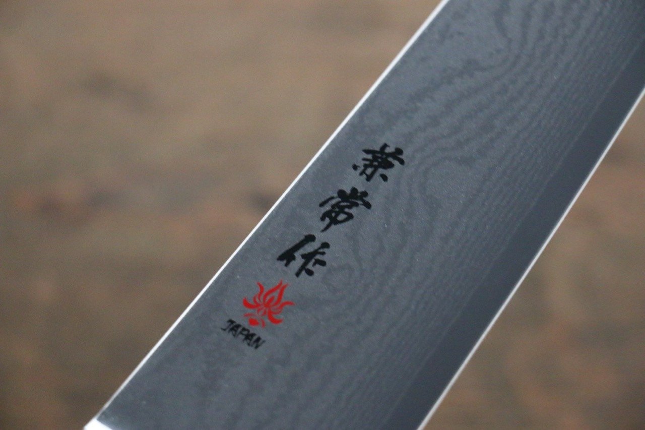 Premium Kanetsune VG10 33-Layer Damascus Gyuto Chef Knife 210mm with Pakkawood Handle - Japanese Kitchen Knife for Professional Chefs & Home Cooking, Perfect for Slicing, Dicing & Meat Cutting