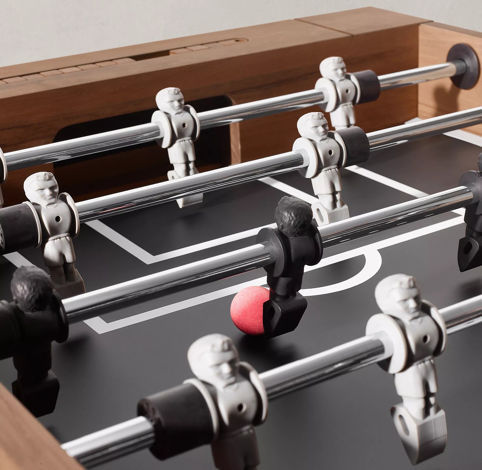 Brunswick Parsons Outdoor Teak Wood Foosball Table - Premium Game Table for Patio, Backyard & Game Room - Perfect for Family Fun & Entertaining Guests