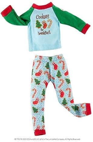 Elf on The Shelf Christmas Tradition Box Set - Blue Eyed Elf, Storybook & Yummy Cookies PJ's Claus Couture Accessories Bundle | Holiday Decor, Family Tradition, Christmas Eve Fun