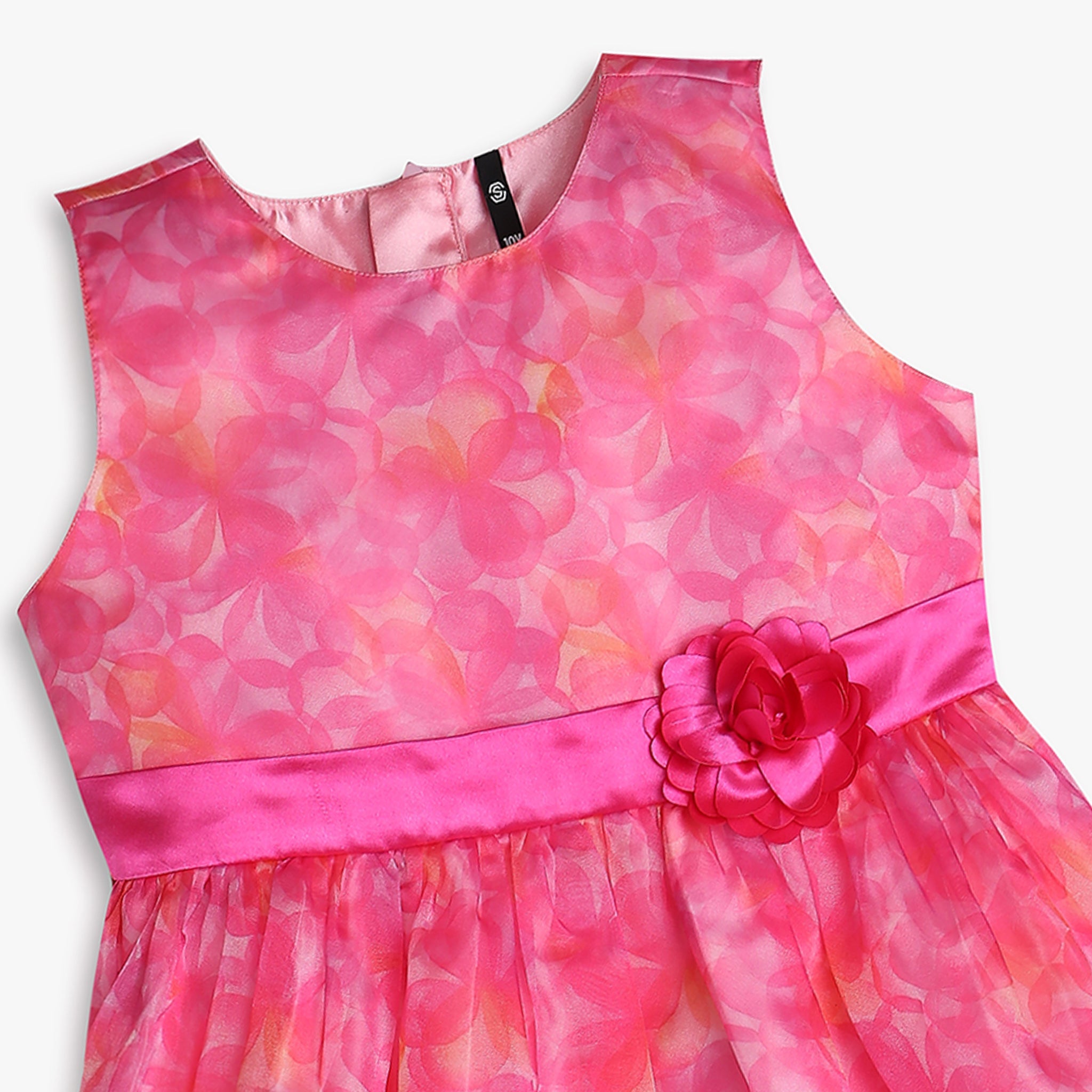 Girls Regular Fit Printed Dress - Cute & Comfortable for School, Parties & Everyday Wear