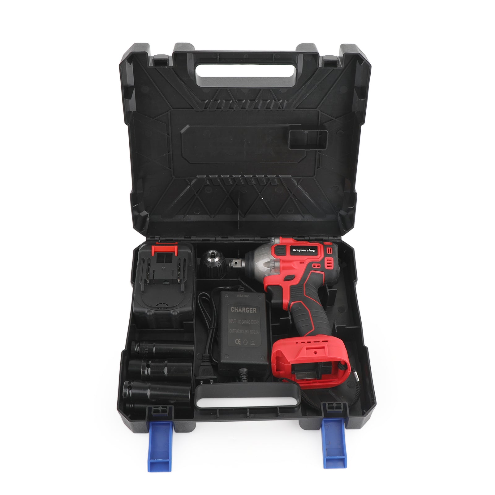 1/2 Inch 21V Brushless Impact Wrench - High Torque Electric Ratchet Gun with Battery - Perfect for Automotive Repair, Construction & DIY Projects
