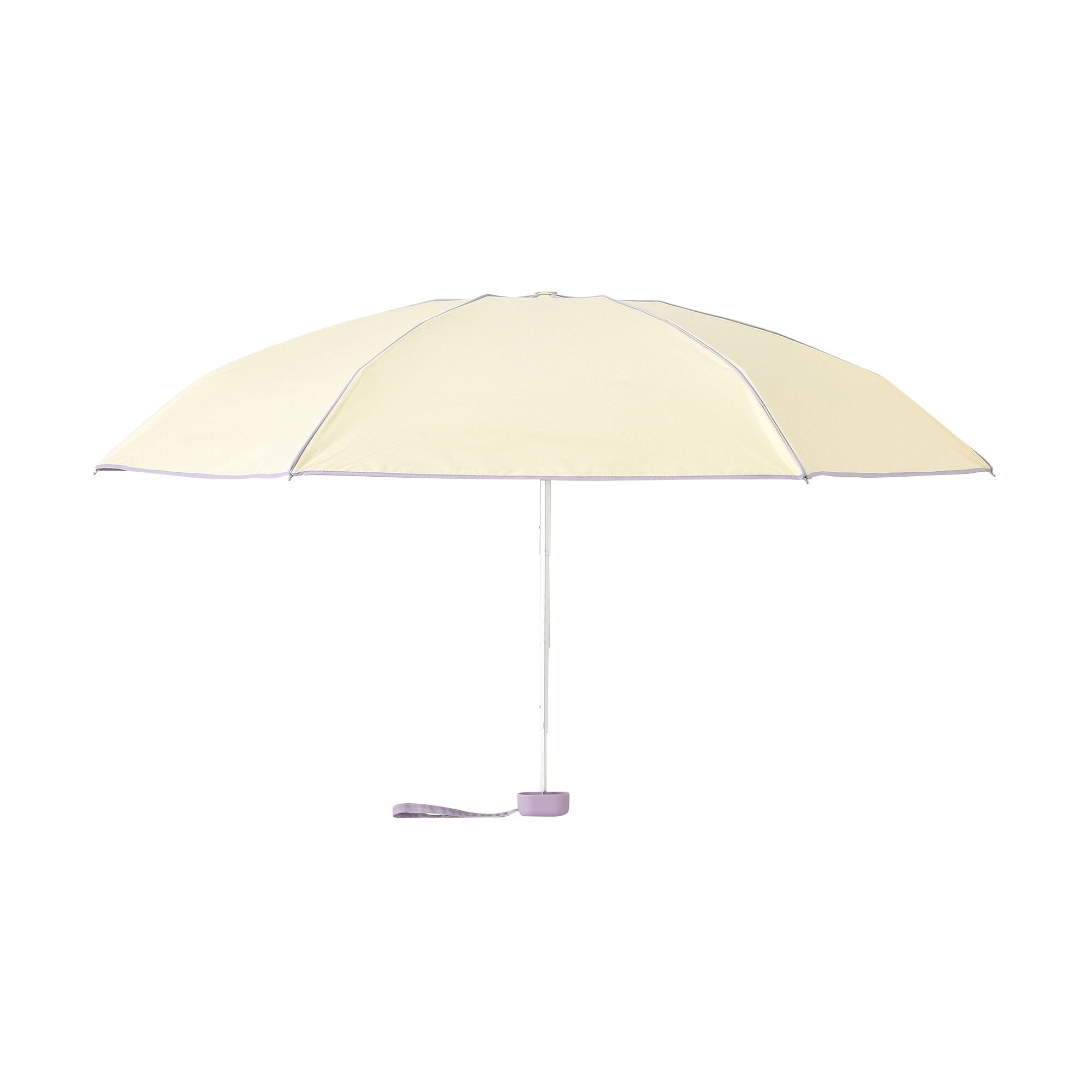 Compact Mini Umbrella 47cm Yellow - Portable Travel Umbrella for Sun & Rain Protection - Perfect for Outdoor Activities, Beach, and Daily Commute