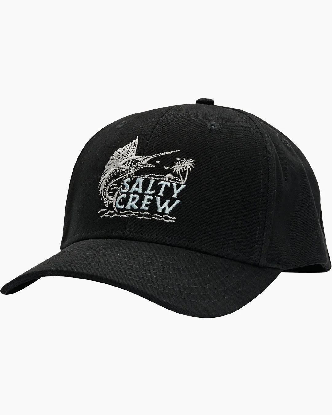 Salty Crew Sailfish 6-Panel Fishing Hat - Comfortable Adjustable Baseball Cap for Men & Women - Perfect for Boating, Fishing & Outdoor Adventures