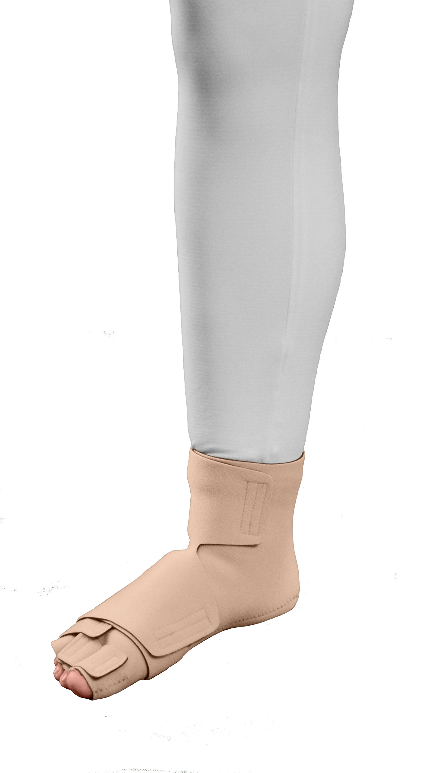 ReadyWrap Beige Toe Right XX-Large Compression Wrap - Medical Grade Support for Post-Surgery Recovery & Sports Injuries (Ideal for Bunions, Hammertoes & Swelling Relief)
