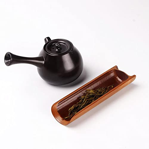 Handmade Bamboo Japanese Tea Ceremony Scoop for Matcha Tea - Natural Eco-Friendly Utensil for Tea Leaves, Salt, Candy & Spices - Perfect for Home, Teahouse, or Tea Enthusiasts - Ideal for Traditional Tea Ceremonies, Zen Meditation & Gift Giving