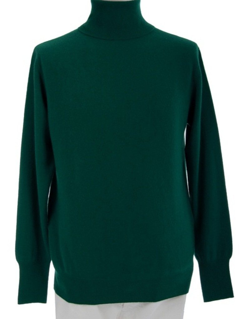 Shephe Men's Premium Cashmere Turtleneck Sweater - Soft Winter Knit Pullover for Business & Casual Wear