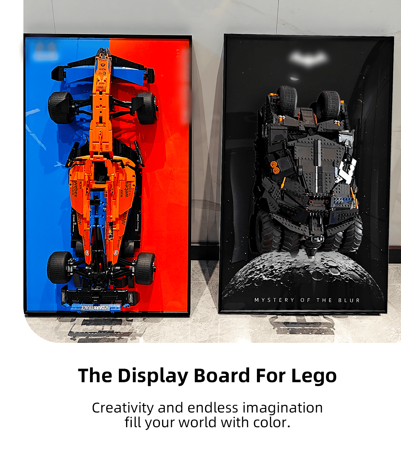 Lego DC Batman Batmobile Tumbler 76240 Wall Display Frame - Showcase Your Iconic Batmobile Model Car | Perfect for Home Decor, Office Display & Collector's Showcase
