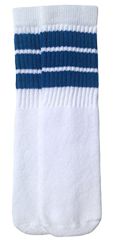 White /Royal Blue Stripes Style 1
