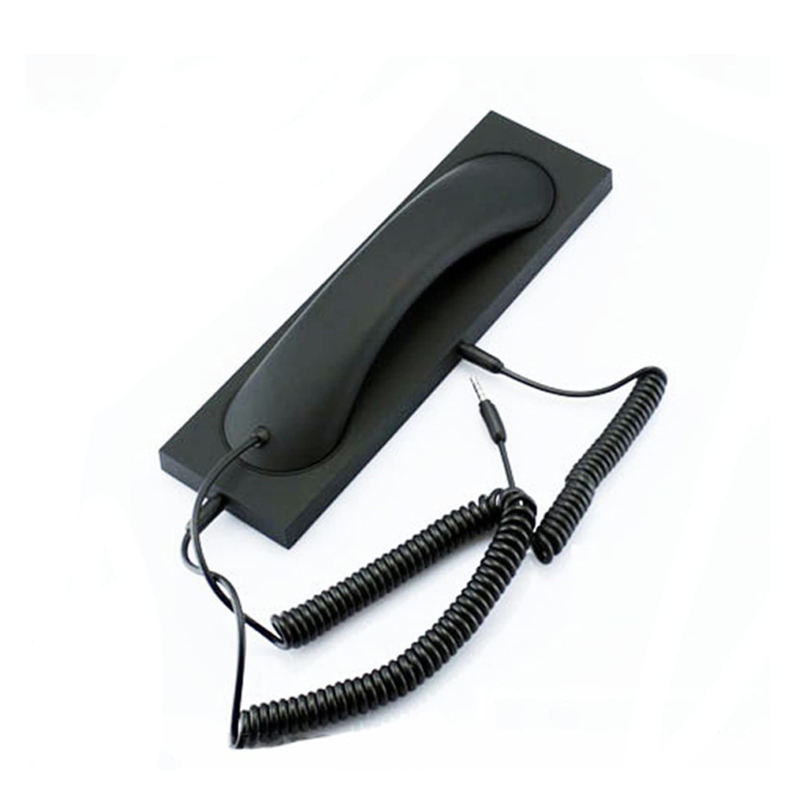 Vintage Retro Handset for Mobile Phones - 3.5mm Anti-Radiation Telephone Receiver with Classic Design - Compatible with Smartphones, Computers & Landlines - Perfect for Home Office, Call Centers & Nostalgic Decor (Color: A)