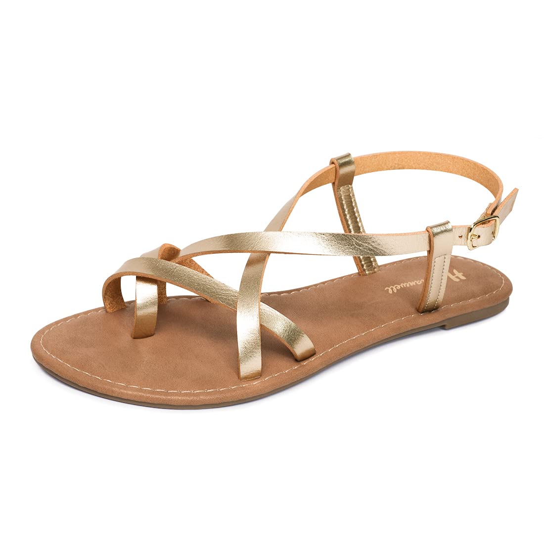 Women's Gladiator Flat Sandals - Fisherman Strappy Ankle Strap Sandals for Summer | Casual Beach Walking, Vacation Outfits, Boho Fashion