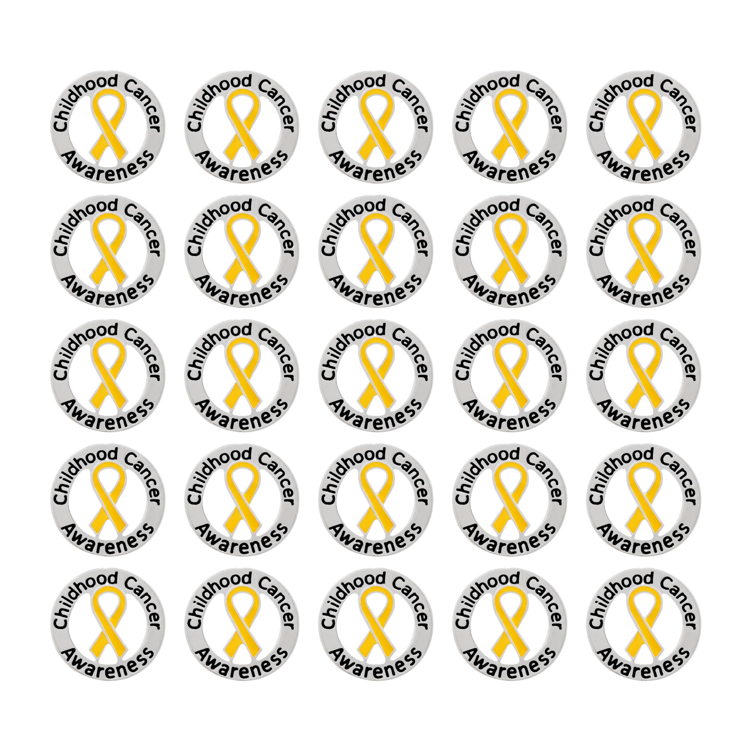 Childhood Cancer Awareness Bulk Pins - Gold Ribbon & Butterfly Lapel Pins for Support Groups, Events, Fundraising - Perfect Gifts for Survivors, Caregivers & Awareness Campaigns - Wear at Walks, Conferences or Daily to Show Support