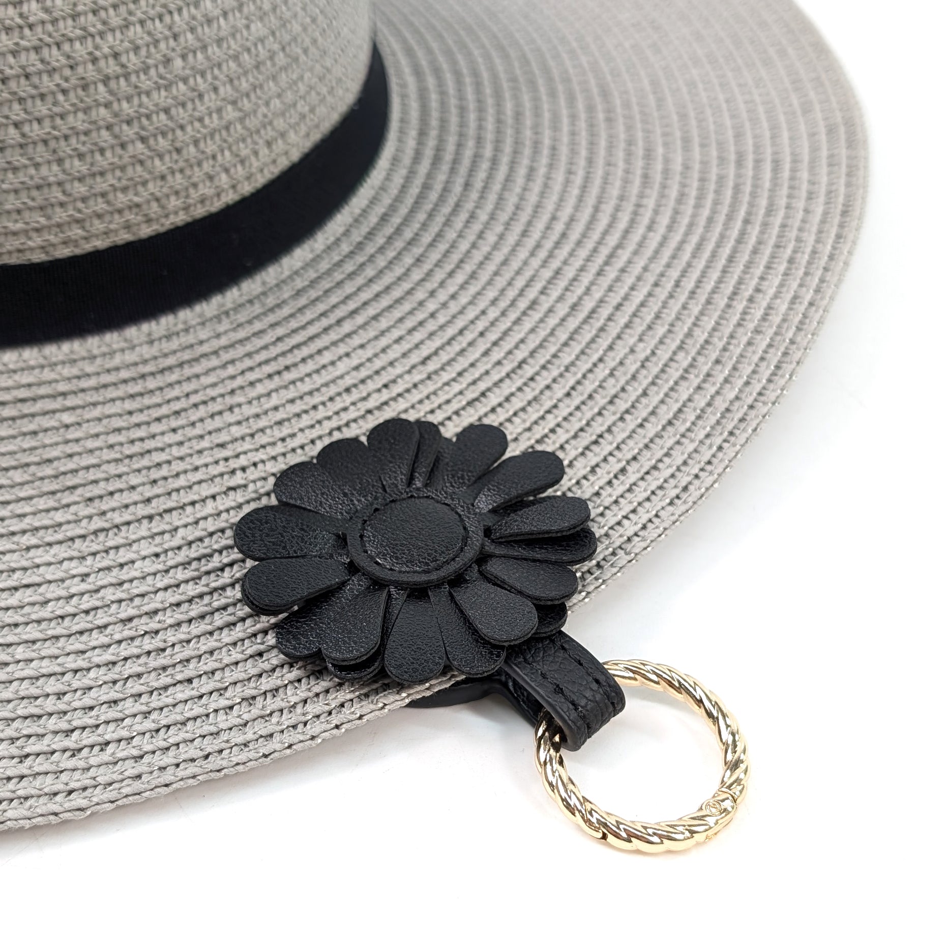 Flower Magnet Holder - Black | Strong Magnetic Hook for Keys, Kitchen Utensils & Tools | Perfect for Home, Office & Garage Organization