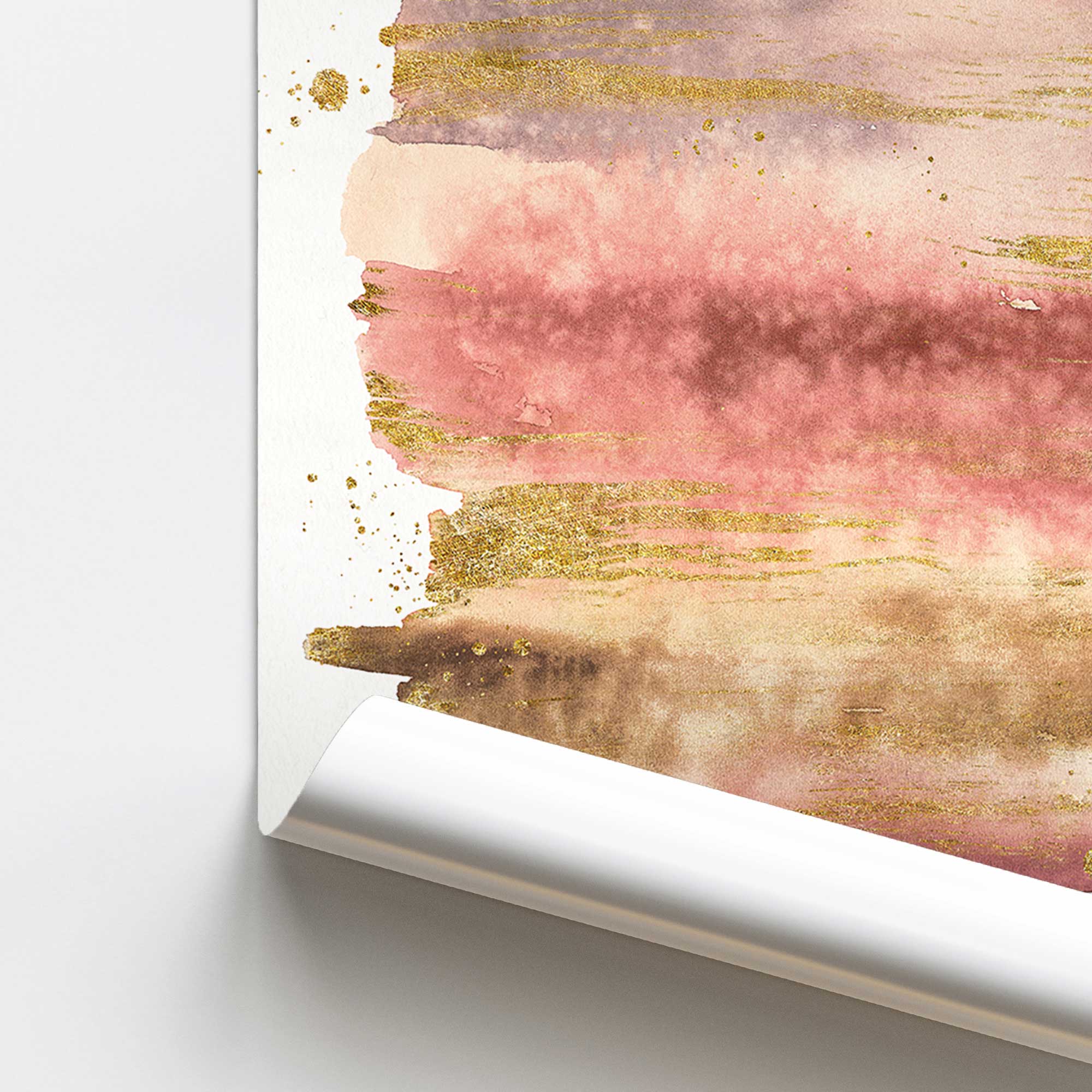 Golden Dawn v2 Print - High-Quality Wall Art Decor for Home, Office & Gifts | Modern Abstract Painting for Living Room, Bedroom & Workspace
