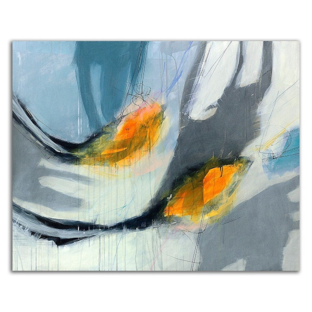Avalanche by Sidsel Brix - Premium Canvas Wall Art Print - Ready to Hang - Perfect for Living Room, Bedroom & Office Decor
