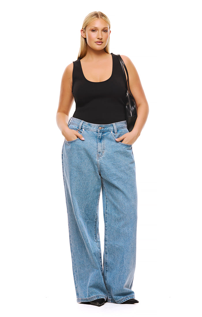 The Nina Black Tank Top - Women's Slim Fit Stretch Basic Camisole for Casual Wear, Layering & Workout