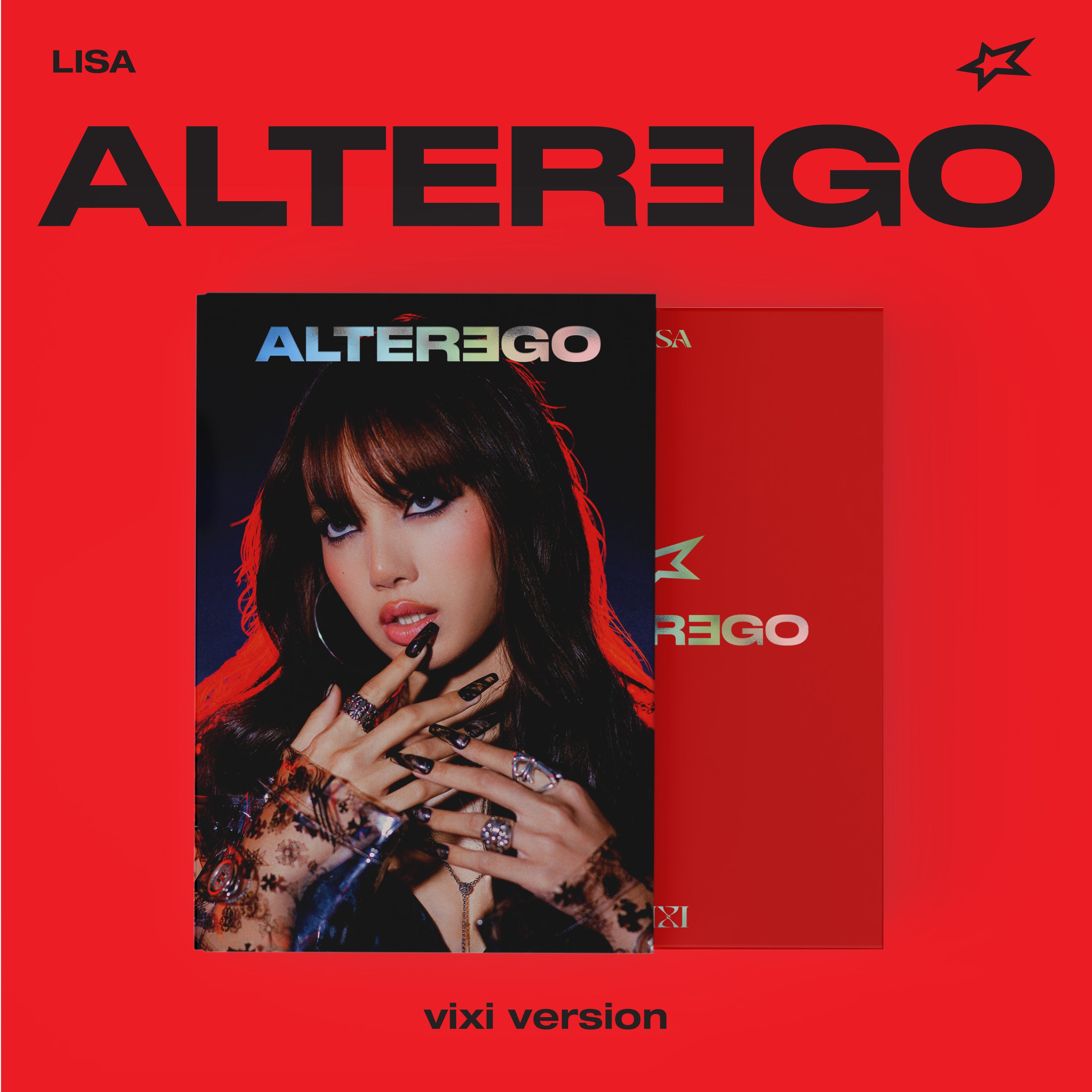 BLACKPINK LISA ALBUM 'ALTER EGO' - K-POP CD + Photobook + Poster - Perfect for K-POP Fans Collection & Room Decor