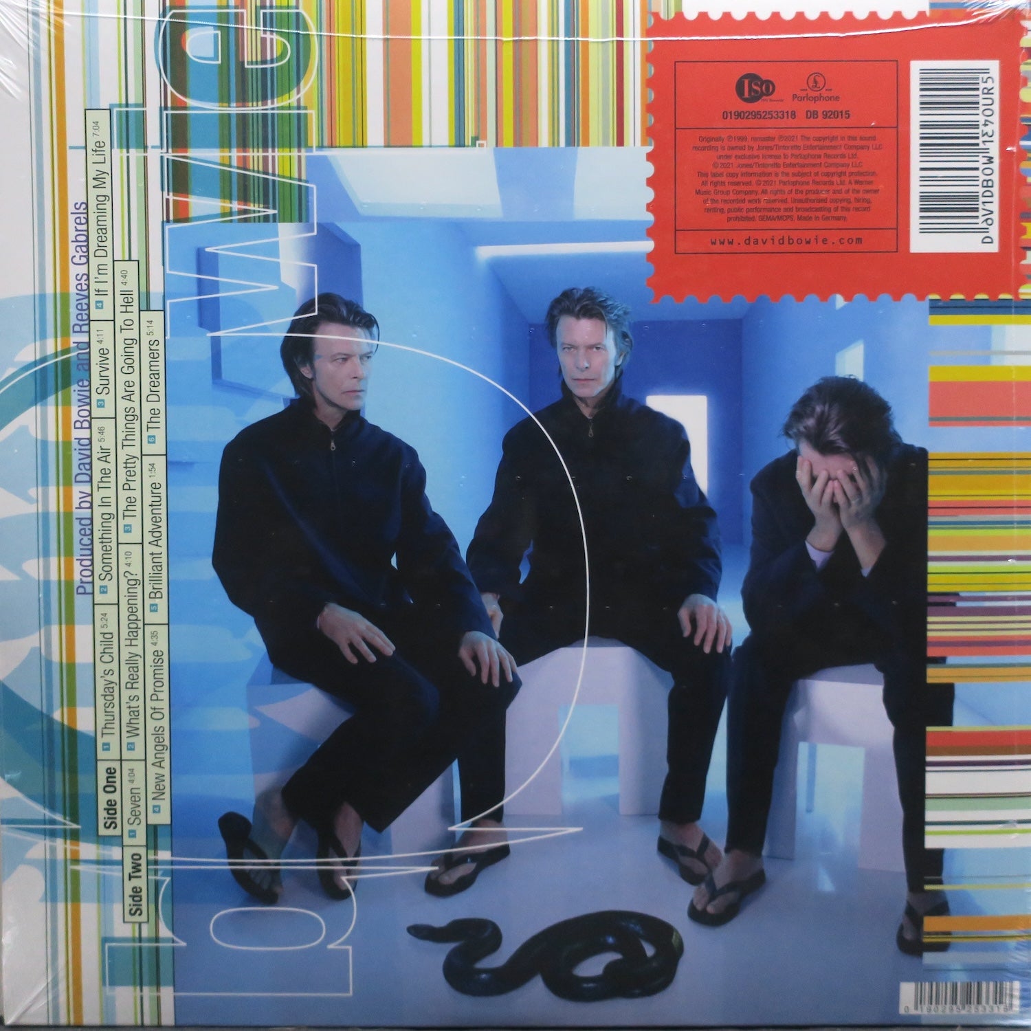 DAVID BOWIE 'Hours' Vinyl LP Record - Limited Edition 180 Gram Audiophile Vinyl for Music Collectors & Home Entertainment - Perfect for Vinyl Enthusiasts & Retro Music Lovers
