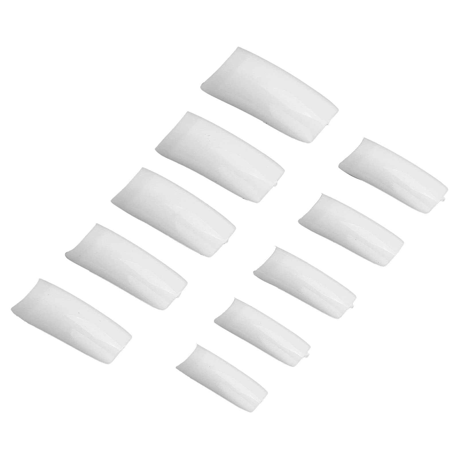 Professional Fake Nail Tips - Safe, Eco-Friendly & Sturdy Artificial Nails for Salon & Home Use | Perfect for Nail Art, Manicures & Cosmetics Stores (N5346-02)