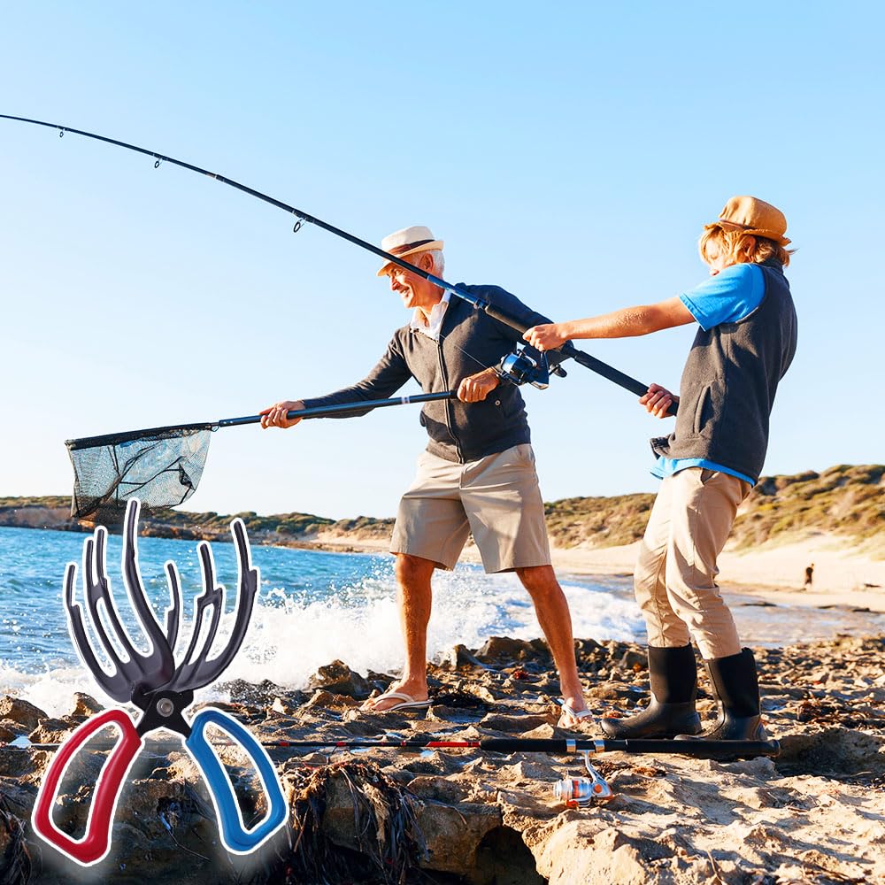 **3-Claw Fishing Pliers Gripper – Heavy-Duty Metal Fish Control Clamp & Grabber Tool for Freshwater Fishing – Perfect for Bass, Trout, and Catfish – Secure Grip Tackle Holder for Boats, Kayaks, and Shore Fishing**