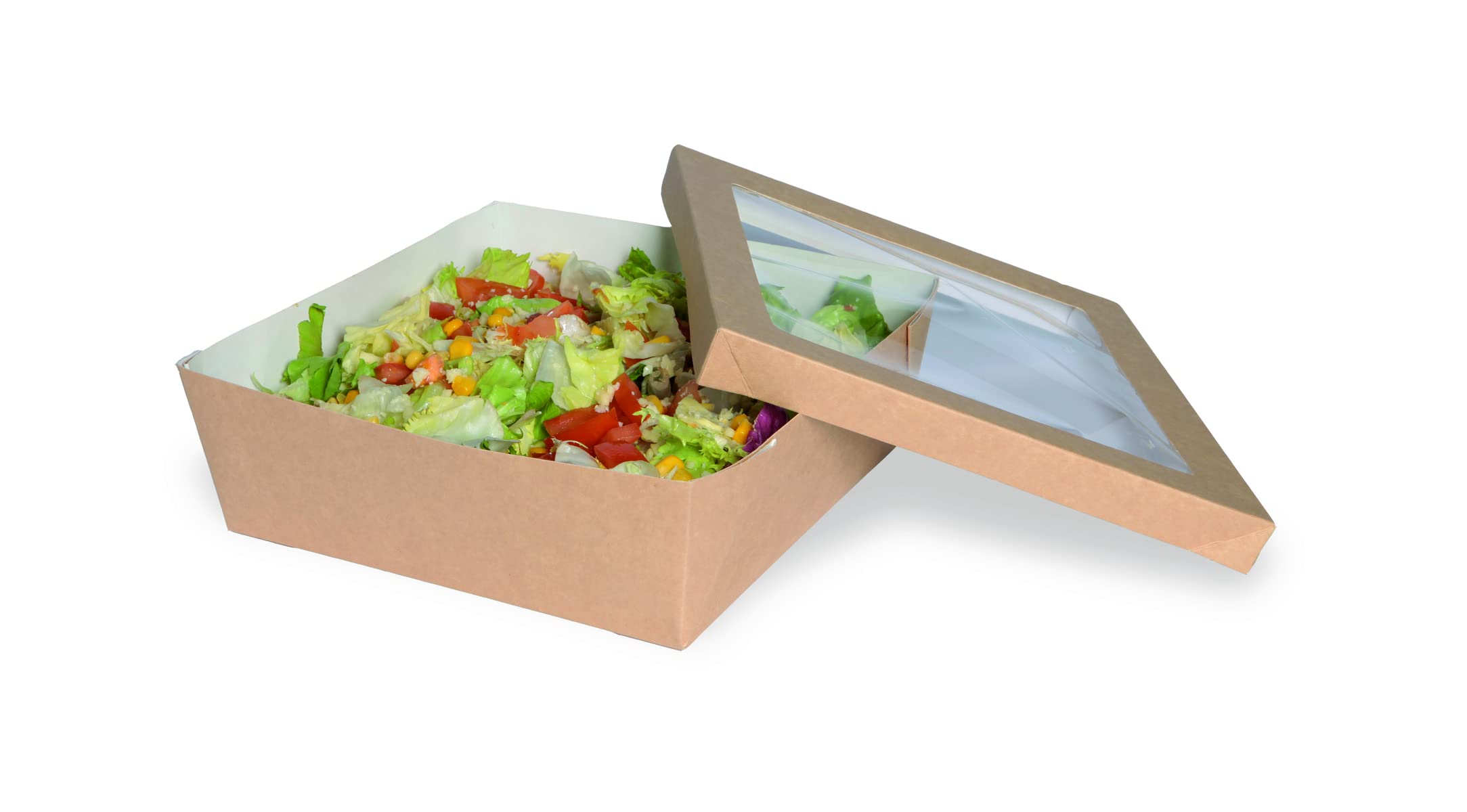 PacknWood Clear Dome Lids for Soup Cups - 3.5