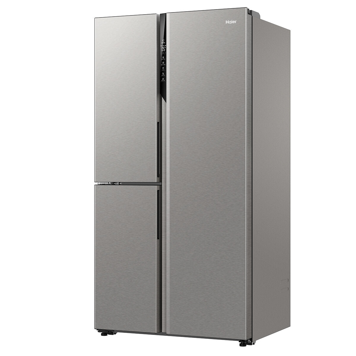 Haier 574L S+ 3-Door Side by Side Refrigerator - Stainless Steel, Energy Star Rated, HRF575XS - Perfect for Large Families & Open Kitchen Designs