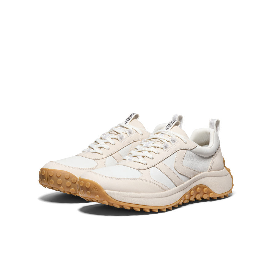 Women's KS86 Leather Sneakers - Comfortable Casual Walking Shoes for Women | Birch/Star White | Perfect for Work, Travel & Everyday Wear