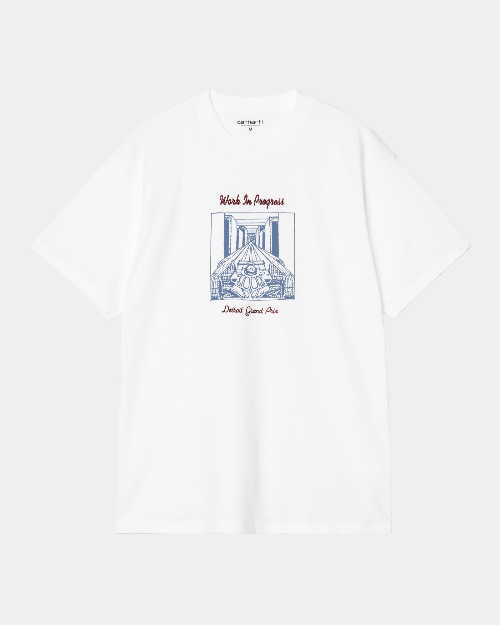 High-Speed Racer Graphic T-Shirt for Men - Premium White Cotton Tee - Perfect for Racing Enthusiasts & Casual Streetwear