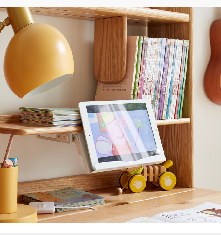 Solid Oak & Beech Wood Bookshelf - Sturdy Wooden Shelf for Home, Office & Library - Perfect for Organizing Books, Decor & Storage